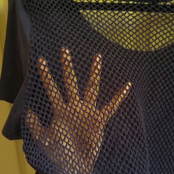 Netted Back Eagle Graphic Tee - Picture 3 of 7